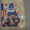 4th of July Placemats Set of 8 Gnome Patriotic America Memorial Day Independence Day Dining Table Decoratios Table Mats Cloth Placemats 12X18 Inch