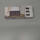 Peakeep Digital Alarm Clock for Bedroom Bedside, Loud Alarm Clock for Heavy Sleepers, Large Big LED Numbers for Seniors, Battery Backup Plug in Electric Clock with USB Charger (Blue)