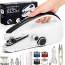 Handheld sewing machine,easy to use, electric sewing machine，fast sewing speed, Easy sewing of clothes and fabrics, suitable for beginners DIY