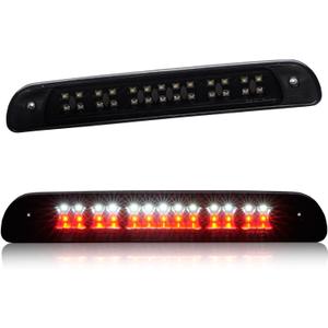 Third 3rd Brake Light, LED High Mount Stop Light Replacement for 2000 2001 2002 2003 2004 2005 2006 Toyota Tundra, Rear Center Cab Roof Tail Cargo Lamp (Black)