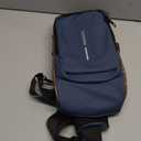 Unisex Anti-Theft Sling Bag with USB Port, Water-Resistant Crossbody Chest Backpack for Travel & Work