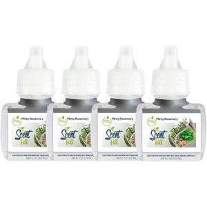 Scent Fill Minty Rosemary Plug-in Air Freshener, 4 Scented Oil Refills