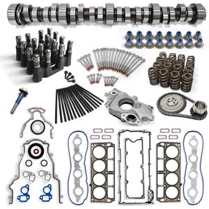 Truck Replacement Camshaft Kit, Fit for 1997-2006 LS 4.8/5.3/5.7/6.0 GMC Chevrolet Gen3/4 with LS Cam Kit for 5.3, Head Gaskets, Springs, Pushrods, Oil Pump, Oil Pumps, Timing Chain
