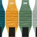 4 Pack Dog Diapers Male Reusable, High Absorbing Dog Wraps, Belly Bands for Male Dogs with Incontinence or Frequent Urination(Large, Orange & Gray)