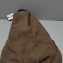 LASLULU Womens Half Zip Pullover Cropped Sweatshirts Sherpa Fleece Jacket Fuzzy Sweaters Cute Winter Jackets with Pockets XL