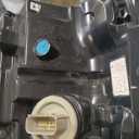 OE Style Full LED Tail Lights; Chrome Housing; Red Clear Lens; Driver Side