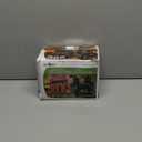 REPTI ZOO Nano Combo Print Tropical Desert Reptile Dual Deep Dome Lamp Fixture for Reptile Max 40 Watts Max Bulb Height 4 in Per Socket UVB Light Fixture Dual Lamp Cap Combo Integration Design