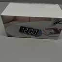 Netzu Loud Alarm Clock for Heavy Sleepers, RGB Alarm Clocks for Bedrooms Seniors Kids, Plug in Digital Clock with 5 Dimmers, 2 Alarms, 4 Volumes and Snooze (Black)