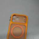 TOCOL for Phone 17 Pro Max Phone Case, Built-in Magnetic Ring, Compatible with Magsafe, Full Camera Protection, Translucent Matte Phone Case for 17 ProMax 6.9 inch (Orange)