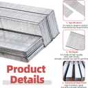 Hilitchi 5000PCS 18 Gauge 1 Inch (25mm) Brad Nails Assortment Kit, Galvanized Straight Finishing Nail for Repairing Molding Cabinetry Building Assembly