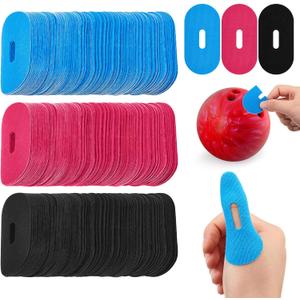 300 Pcs Bowling Thumb Tape with Breathing Holes, Pre Cut Sweat Absorbing & Protective Sports Tape for Men Women