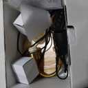 Candle Warmer Lamp with Timer & 2 Bulbs, Dimmable Electric Candlelight Adjustable Height and Brightness Candle Wax Warmer for Jar Candles Bedroom Home Decor House Warming Gift (Frosted Clear)