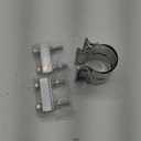 EVIL ENERGY 2'' Exhaust Clamp,Lap Joint Band Clamp Stainless Steel for Pipes,Mufflers,Catalytic Converters (2, 2.0 inch)