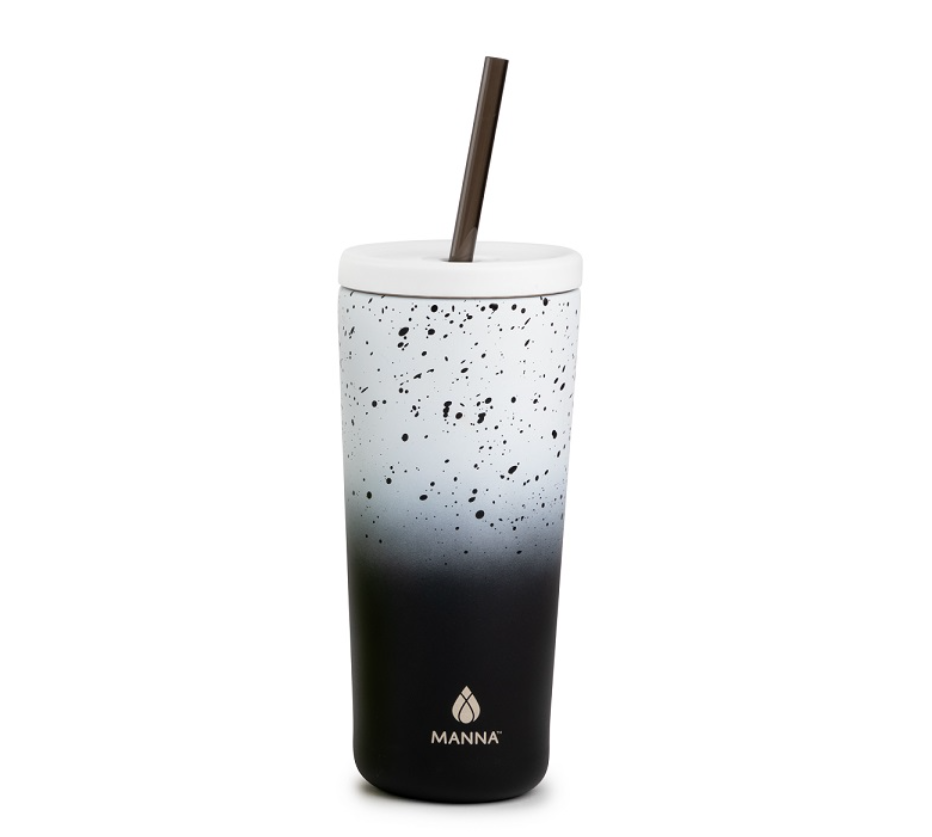 Manna Ranger Black Speckle Ombre Stainless Steel Tumbler, Black, 24 Oz, 1 Ct