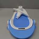 Baby Bath Seat for Babies 6 Months & Up Sitting Up | Non-Slip Bath Seat with Safety Suction Cups & Temperature Alert, Baby Bath Seat for Tub, Shower & Bathtub (Blue)