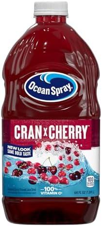Ocean Spray® Cranberry Juice Drink, 64 Fl Oz Bottle (Pack of 8), Best By: 13 FEB 2026