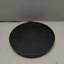Black Decorative Wooden Tray for Kitchen Counter Bathroom Accessories Sink Vanity Trays Wood Riser Candle Pedestal Stand for Perfume Soap Trays Round Dining Coffee Table Small Rustic Home Decor Tray