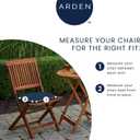 Arden Indoor/Outdoor Foam Seat Pad, 2 Pack, 17 x 16, Patio Cushion, Water Repellent, Fade Resistant, Foam Cushion Ruby Red Leala