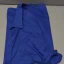 J.VER Men's Short Sleeve Dress Shirts Stretch Stain Shield Casual Button Down Shirts Solid Formal Shirt (Large, Royal Blue)