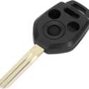 X AUTOHAUX Key Shell Case Keyless Entry Remote Key Fob Replacement Case for Subaru Forester 2014-2020 for Subaru Impreza 2012-2020 4 Buttons CWTWBU766