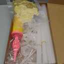 TONIFUL 4 Set Black Gold Balloon Centerpieces for Table,Balloon Stand Kit for Black Gold Party Decor 40th 50th 60th 70th Birthday Decorations Anniversary Graduation Decorations 2026 Retirement