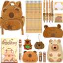 28Pcs Cute Capybara Gifts with Capybara Animals and Stationery set for Birthdays Gifts Back to School Classroom Rewards for Womens or Others.