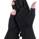 IMAK Compression Arthritis Gloves - Fingerless, Support for Joint Pain & Circulation, Unisex, Compression Gloves S