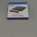 External DVD Drive USB 3.0 USB C CD Burner CD/DVD +/-RW Optical Drive, Slim Portable DVD CD ROM Rewriter Writer Duplicator for Laptop Desktop PC Windows 11/10/8/7 MacBook Mac Linux OS Apple