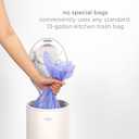 Ubbi Steel Diaper Pail, Odor Locking, No Special Bag Required, Award-Winning, Registry Must-Have, Ivory