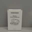 Doohoeek Updated Snowboard Ski Helmet Headphones 2024, True Wireless Earbuds Waterproof with Built-in Microphones & Charging Box & LED Battery Display for Audio-Ready Helmet, Support Voice Assistants