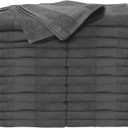 ForPro Professional Collection Premium Bleach Tough Salon Towels, Cool Grey, 100% Cotton, Bleach-Proof Towels, Stain Resistant, 16" W x 27" L, 24-Count