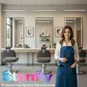 Kitchen Apron, Work Apron, Canvas, Multiple Pockets, Gardening, Painting, BBQ, Artist, Carpenter, Sizes M to XXL, Blue (Pink, XXXL)