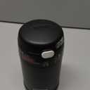 THERMOS FUNTAINER Insulated Stainless Steel Food Jar, 16 Ounce, Kids Lunch with Foldable Spoon, Push-Button Lid, Matte Black