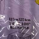 (12-Pack) Lavender Plastic Table Covers 54x108" Tablecloth (Reusable), 4 Pack