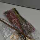 DongArts Natural Dried Flower Rack, Dried Flower Wall Hanging for Boho Farmhouse Wall Decor, Eucalyptus Dried Herb Rack, Greenery Hanging Plants for Kitchen, Bedroom, Living Room, Lavender (15 Inch Lavender)