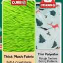 Green Fluffy Cat Tunnel Christmas Tree Skirt - Cat Donut Bed, Christmas Tree Protector from Cats, Xmas Small Medium Large Cats Gifts Accessories