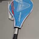 Kids Tennis Racket for Girls & Boys - 23 inch Youth Tennis Racket, Includes 420D Nylon Shoulder Strap Bag (Graffiti Blue)