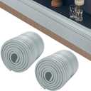 ROYALAY Fireplace Cushion Baby Proof, Furniture Fireplace Safety Bumper Guard, Baby Child Proofing Set for Furniture Edge and Corner Guards, Soft Seat Edge Cushion for Table, Sill, Door(Grey)