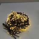 Areker Christmas Cluster Lights,760LED Warm White Christmas Tree Lights 25ft,8 Modes&Memory Function with Dark Wire, Waterproof Christmas String Lights Outdoor,Indoor,Garden,Wedding