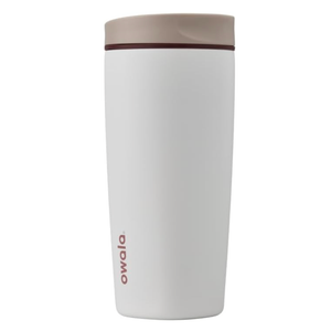 Owala SmoothSip Slider Insulated Stainless Steel Coffee Tumbler, Reusable Iced Coffee Cup, Hot Coffee Travel Mug, BPA Free 20 oz, Vanilla Bean