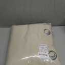 NICETOWN Thermal Insulated 100% Blackout Curtains, Noise Reducing Performance Drapes with Black Lining, Full Light Blocking Drapery Panels for Patio (Beige, 1 Pair, 55 inches x 96 inches)