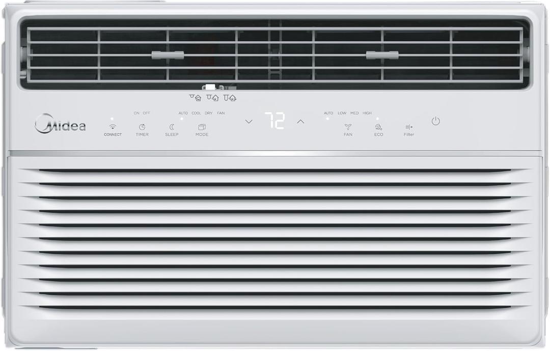 Midea 8,000 BTU Window Air Conditioner, Electronic Control, 350 Sq. Ft.