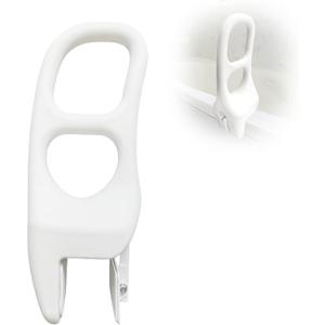 FamilyRoots Adjustable Bathtub Safety Rail, Shower Grab Bar Handle for Seniors, Elderly, and Fall Risk Patients, Fits 2.4 to 5.5 Inch Tub Walls, with Non-Slip Grip, Supports 330 lbs, White