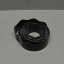 60 Feet Bulletin Board Borders, Pure Black Scalloped Rolled Border Trim Board Border with Wavy Line Design Decoration for School, Classroom & Offices (Black)