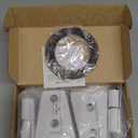 Door Hinge Cover Trim Exterior Accessories for Jeep Wrangler JK JKU Sport Rubicon Sahara X Unlimited 2-Door & 4-Door 2007-2018 (White 8pcs)