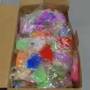 130Pcs Mochi Squishy Toys, Mini Kawaii Squishies Stress Relief Fidget Toys Bulk for Kids Party Favors, Birthday Gifts, Easter Egg Fillers, Valentines Goodie Bags ,Christmas Stocking Stuffers