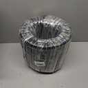 Pond Tubing ID 1” × 50ft Black Corrugated Flexible Reinforced Waterfall Pond Tube Sump Pump Hose, Non-toxic & Kinkproof (50 ft, 1" ID