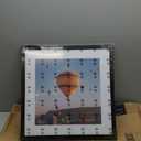 JCJMY 18x18 Picture Frame Black with 14x14 Mat, Display Photo 14x14 with Mat or 18 x 18 Without Mat, Wall Hanging Large 18x18 Poster Frame with Shatter Resistant Plexiglass, Black