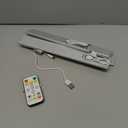 16in Under Cabinet Lighting with Remote, 160 LED Motion Sensor Light Indoor, 4000mAh USB Rechargeable Closet Lights, 3 Color Temps Wireless Under Counter Lights for Kitchen, Pantry, Stair, 2 Pack (White-16 Inch)