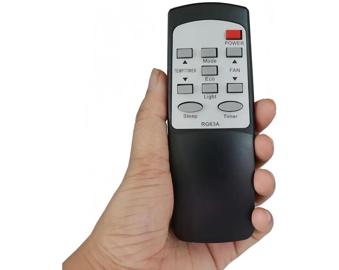 Replacement Remote Control for Frigidaire AC Air Conditioner Remote Control RG63A1/E-ELD RG63F/EF-ELD FFRE123WAE FFRE153WAE FFRE183WAE FFRE223WAE FFRE253WAE FFRA052WAE FFRA062WAE FFRA082WAE FFRA122WAE FFRA282WAE